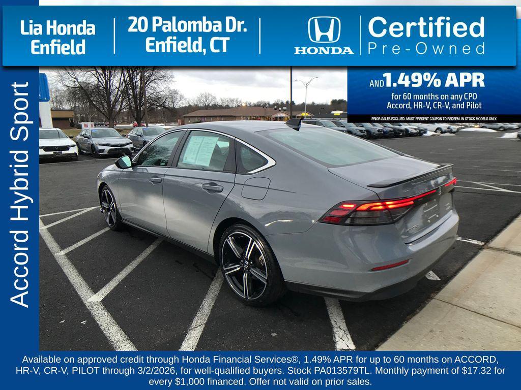 used 2023 Honda Accord Hybrid car, priced at $25,977