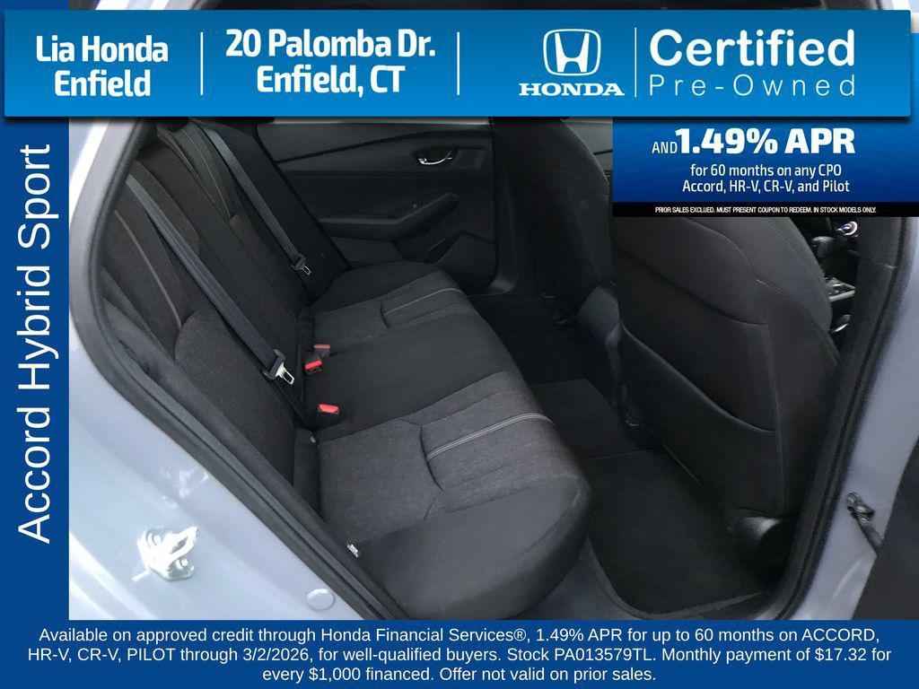 used 2023 Honda Accord Hybrid car, priced at $25,977