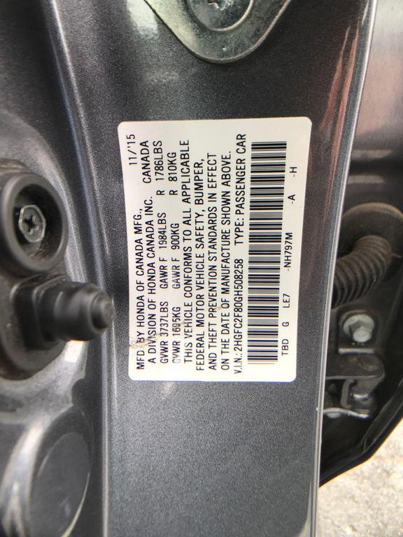 used 2016 Honda Civic car, priced at $16,977