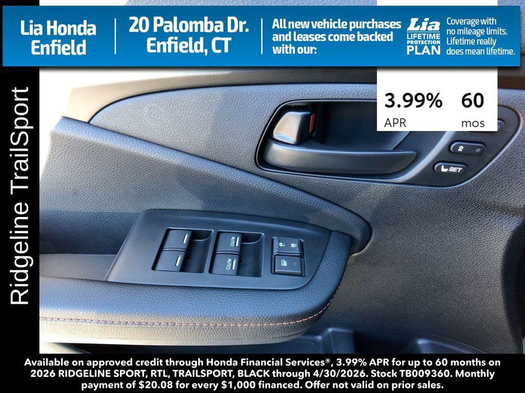 new 2026 Honda Ridgeline car, priced at $47,745