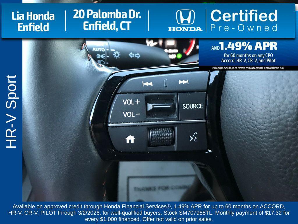 used 2025 Honda HR-V car, priced at $26,977