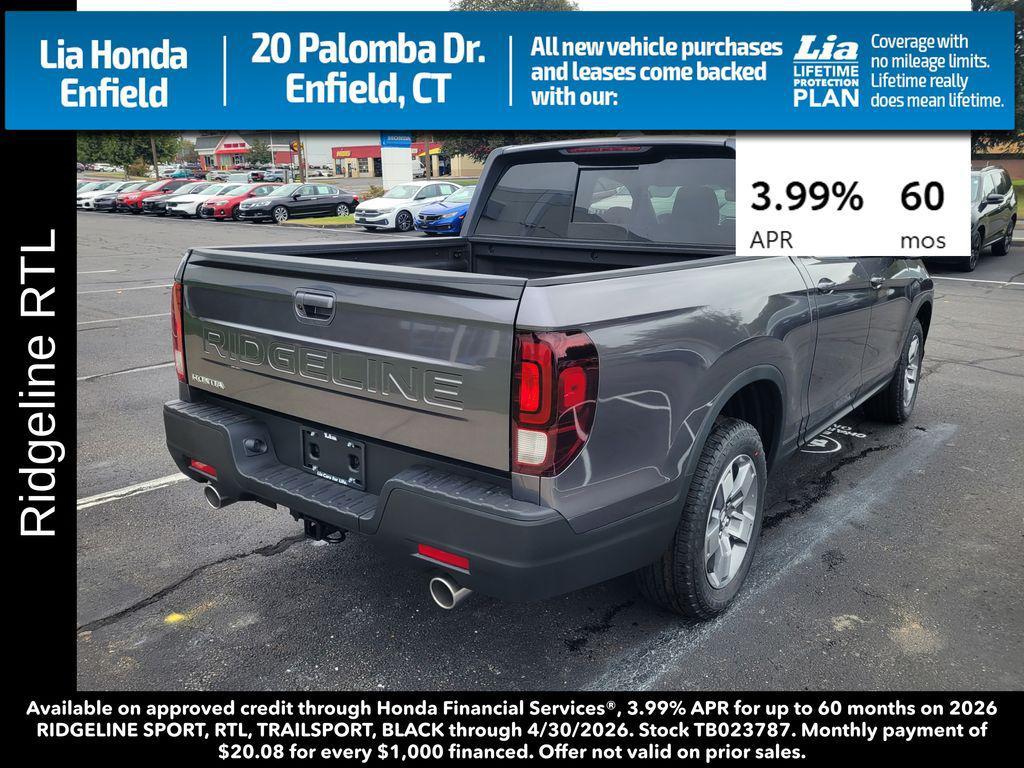 new 2026 Honda Ridgeline car, priced at $45,090