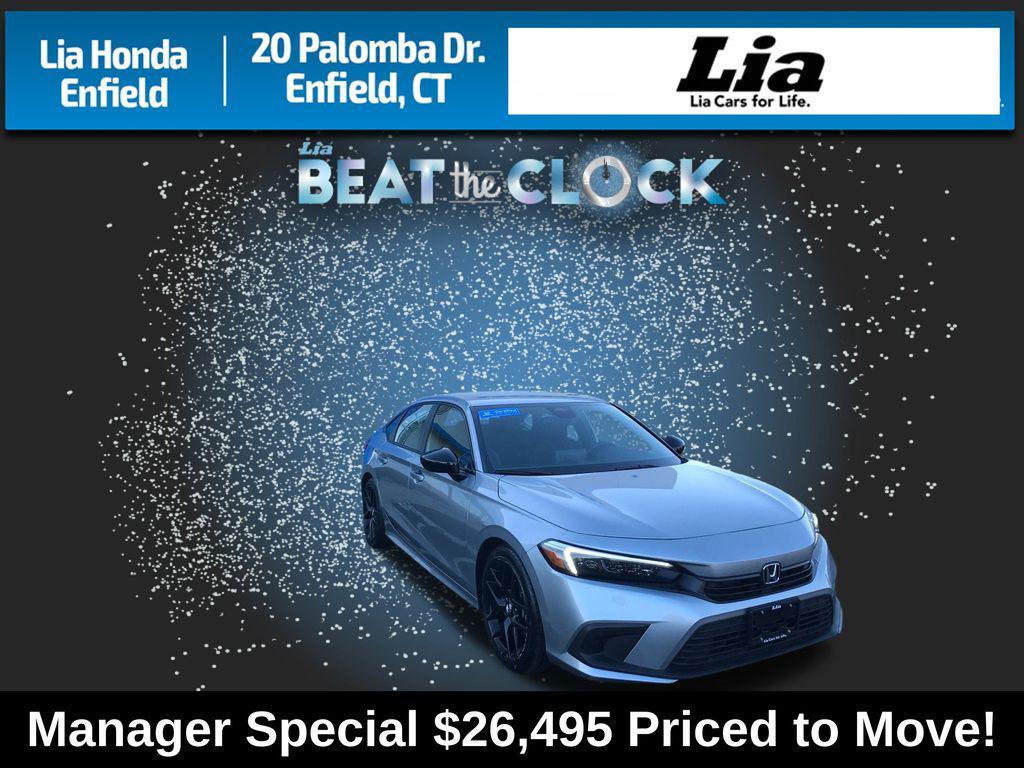 used 2024 Honda Civic car, priced at $26,495