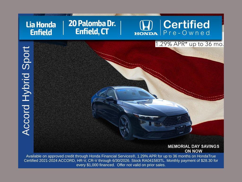 used 2024 Honda Accord Hybrid car, priced at $29,977
