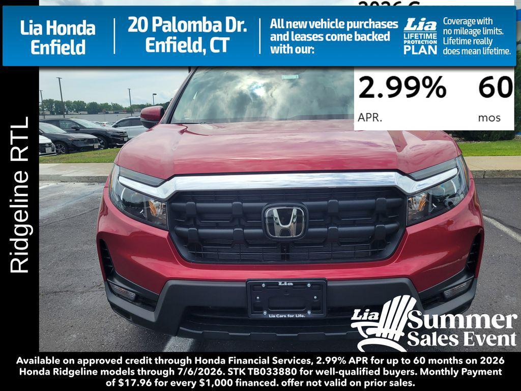 new 2026 Honda Ridgeline car, priced at $45,545