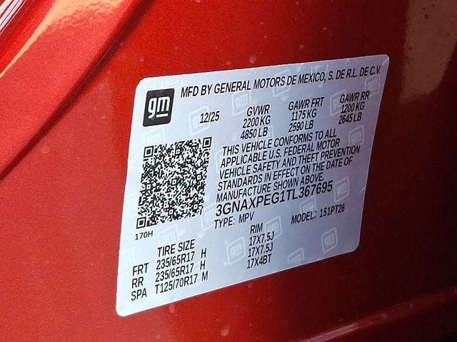 new 2026 Chevrolet Equinox car, priced at $34,324