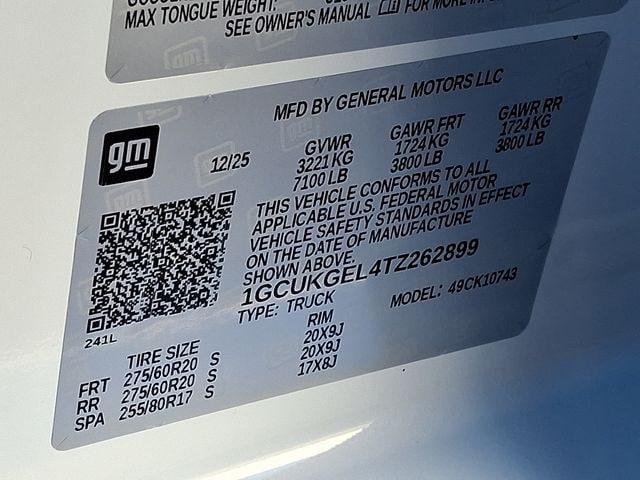 new 2026 Chevrolet Silverado 1500 car, priced at $64,857