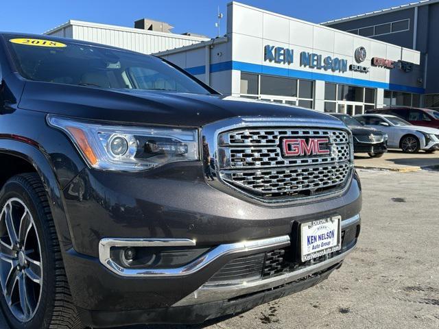 used 2018 GMC Acadia car, priced at $19,954