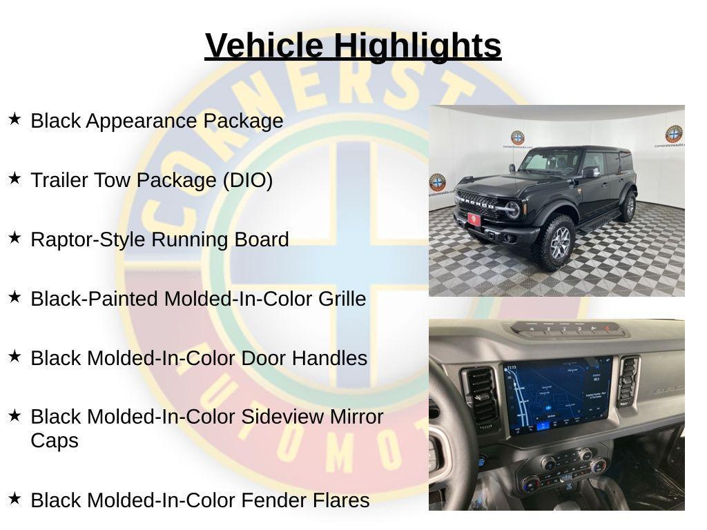 new 2025 Ford Bronco car, priced at $58,492