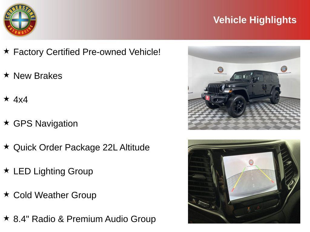 used 2021 Jeep Wrangler Unlimited car, priced at $27,499