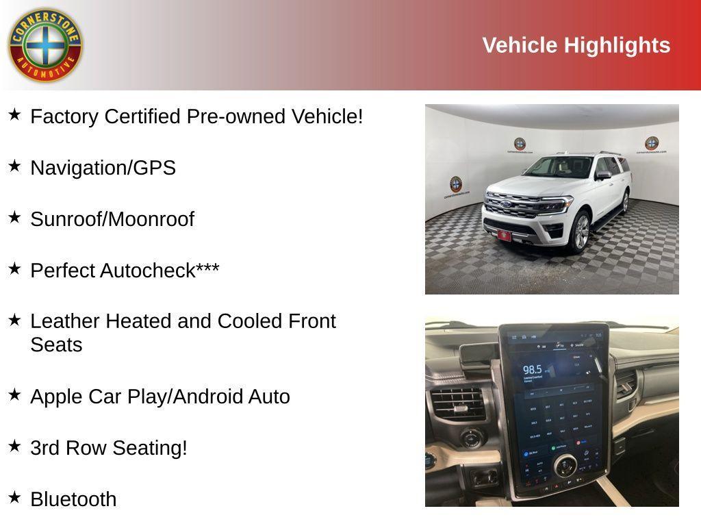 used 2023 Ford Expedition Max car, priced at $61,899