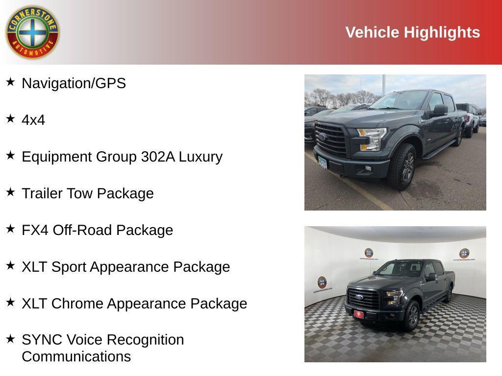 used 2016 Ford F-150 car, priced at $19,499