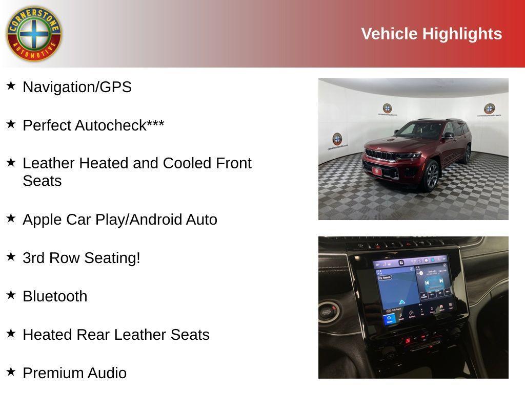 used 2022 Jeep Grand Cherokee L car, priced at $32,999