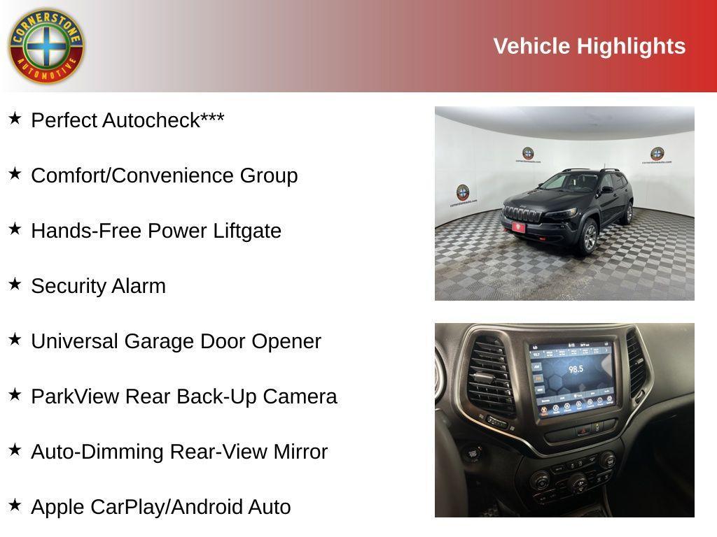 used 2022 Jeep Cherokee car, priced at $26,999