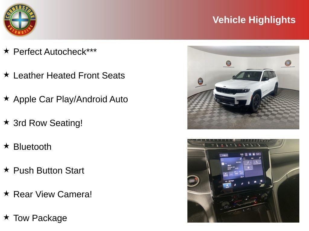 used 2024 Jeep Grand Cherokee L car, priced at $33,999