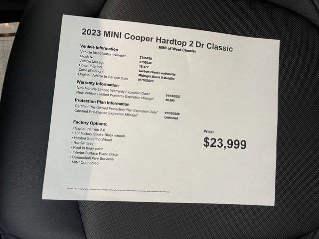 used 2023 MINI Hardtop car, priced at $23,999