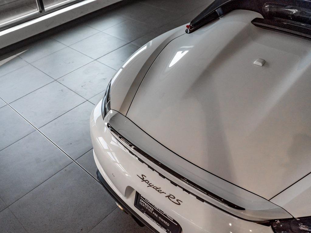 used 2024 Porsche 718 Spyder car, priced at $214,000