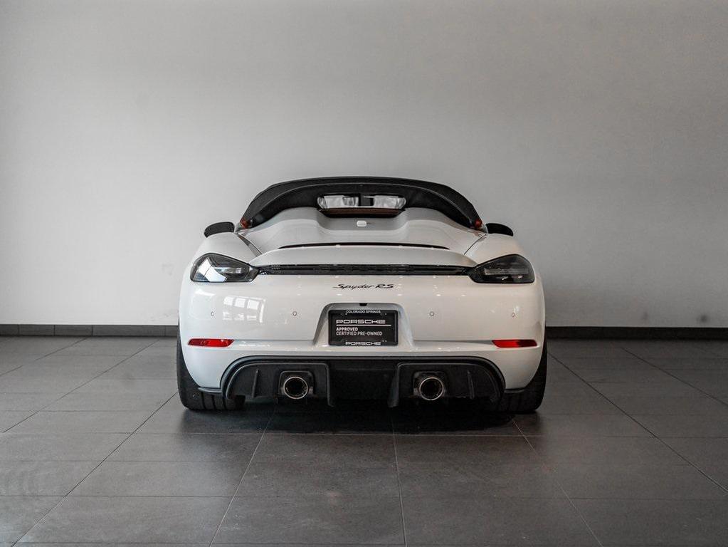 used 2024 Porsche 718 Spyder car, priced at $214,000