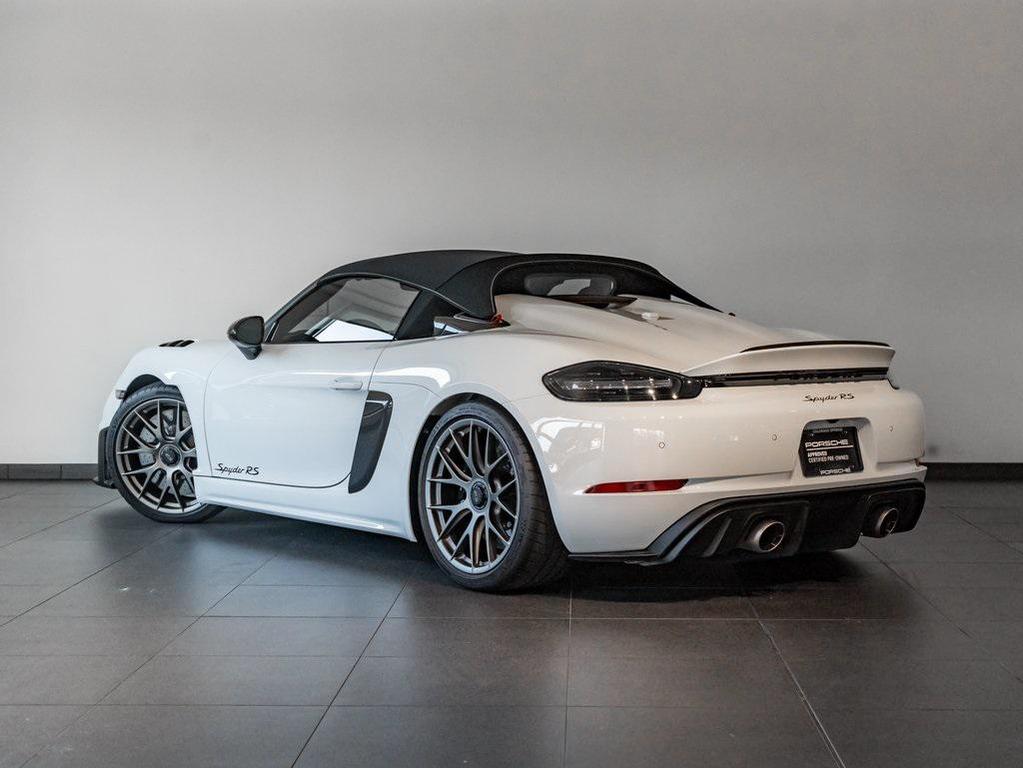 used 2024 Porsche 718 Spyder car, priced at $214,000