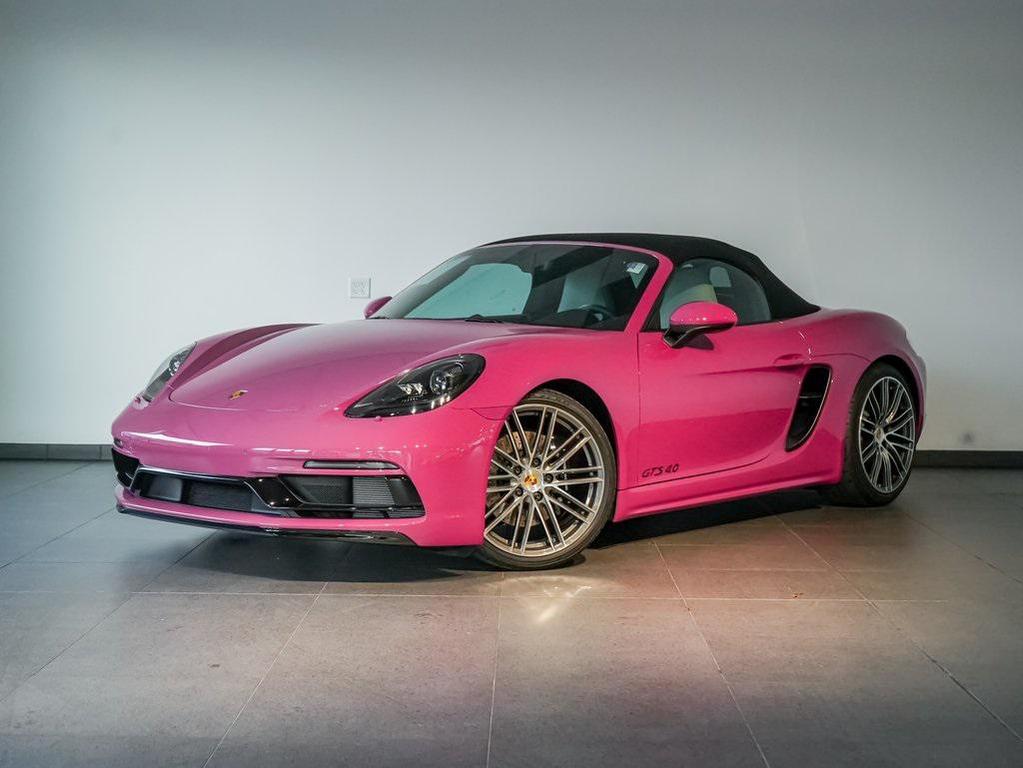 used 2025 Porsche 718 Boxster car, priced at $132,000