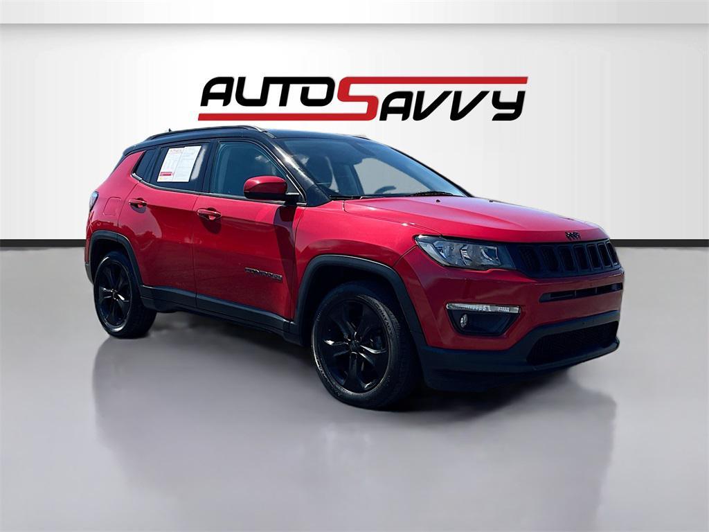 used 2021 Jeep Compass car, priced at $15,000