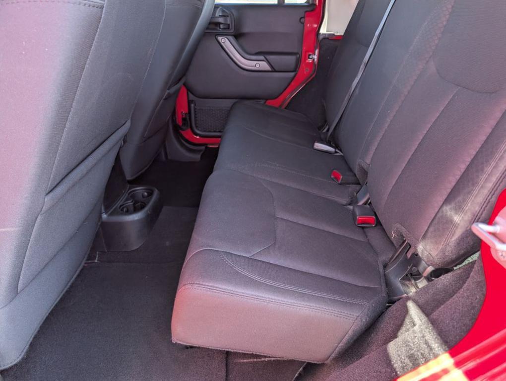 used 2018 Jeep Wrangler JK Unlimited car, priced at $15,000