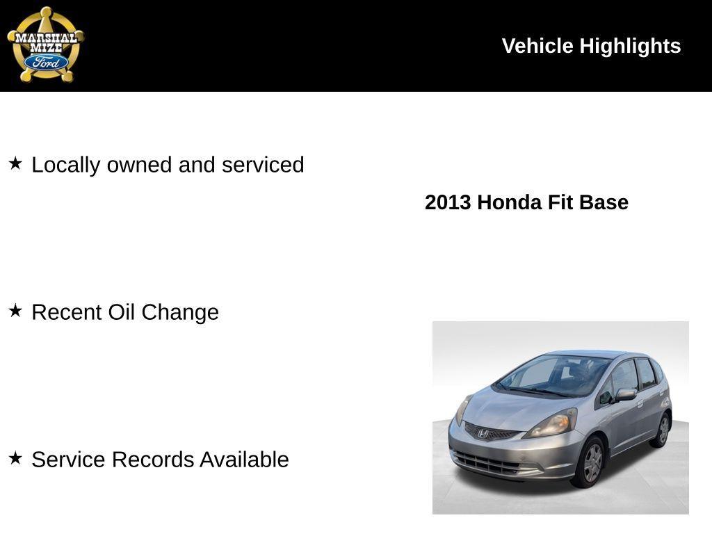 used 2013 Honda Fit car, priced at $7,425