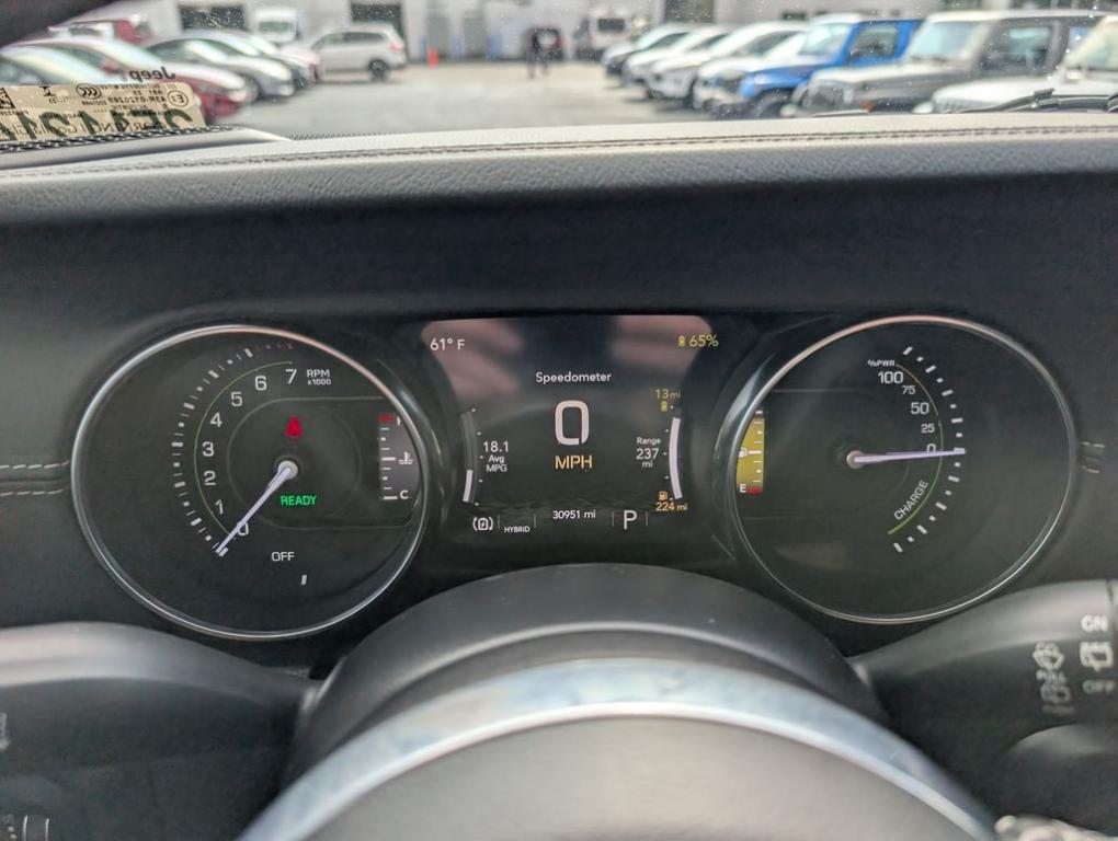 used 2022 Jeep Wrangler Unlimited 4xe car, priced at $37,500