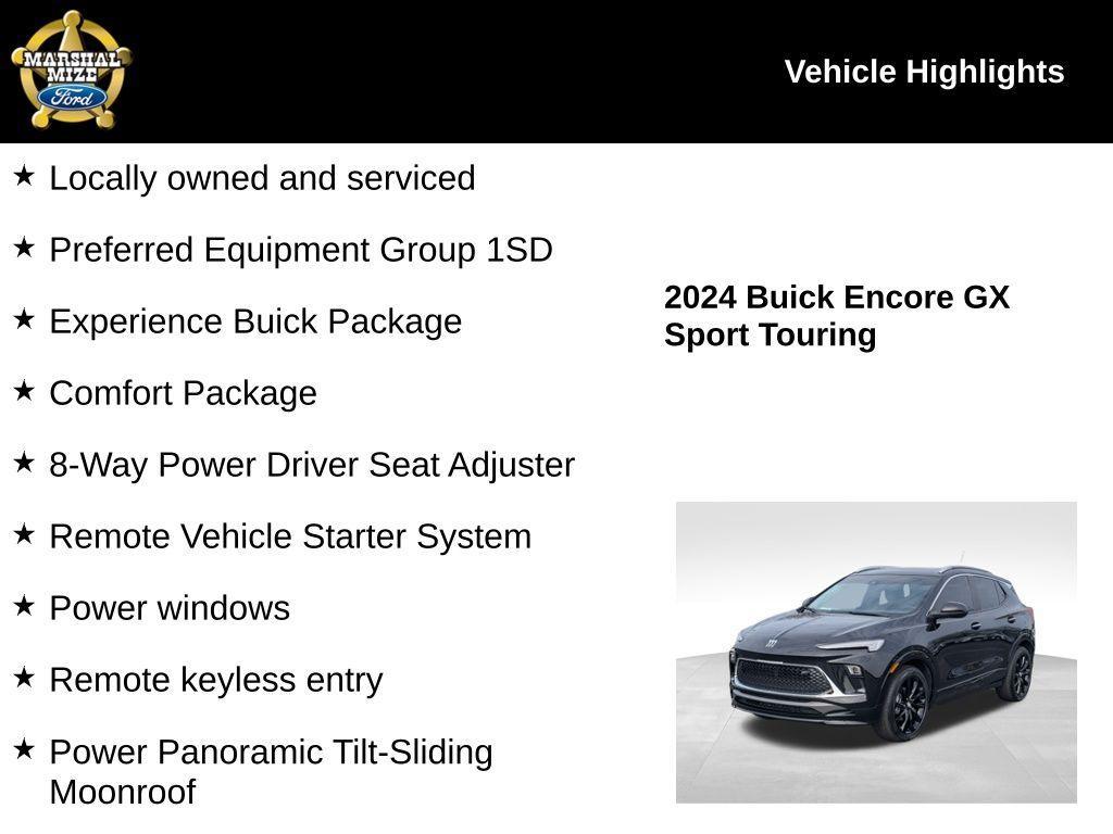 used 2024 Buick Encore GX car, priced at $22,200