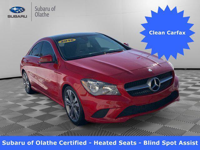 used 2016 Mercedes-Benz CLA-Class car, priced at $13,500