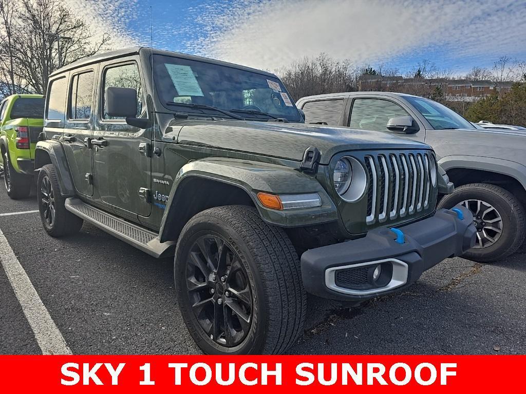 used 2022 Jeep Wrangler Unlimited 4xe car, priced at $28,999