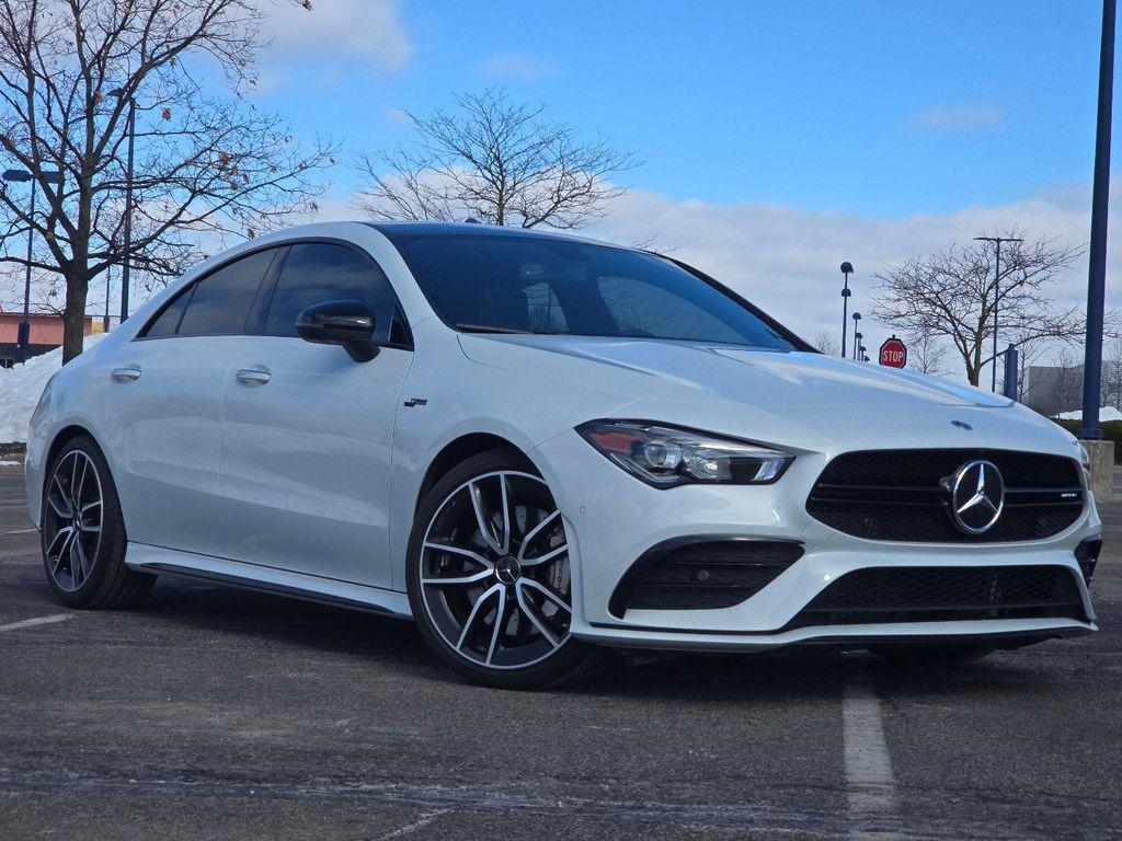 used 2022 Mercedes-Benz AMG CLA 35 car, priced at $33,713