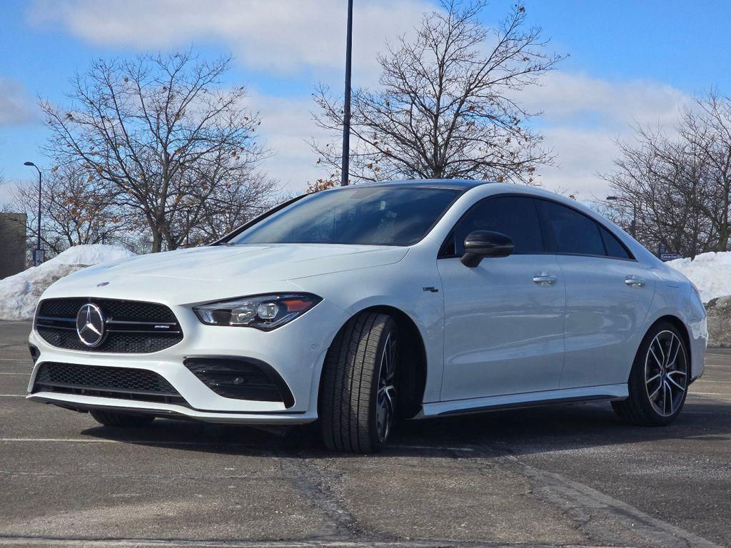 used 2022 Mercedes-Benz AMG CLA 35 car, priced at $33,713