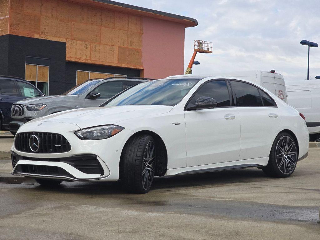 used 2025 Mercedes-Benz AMG C 43 car, priced at $59,362