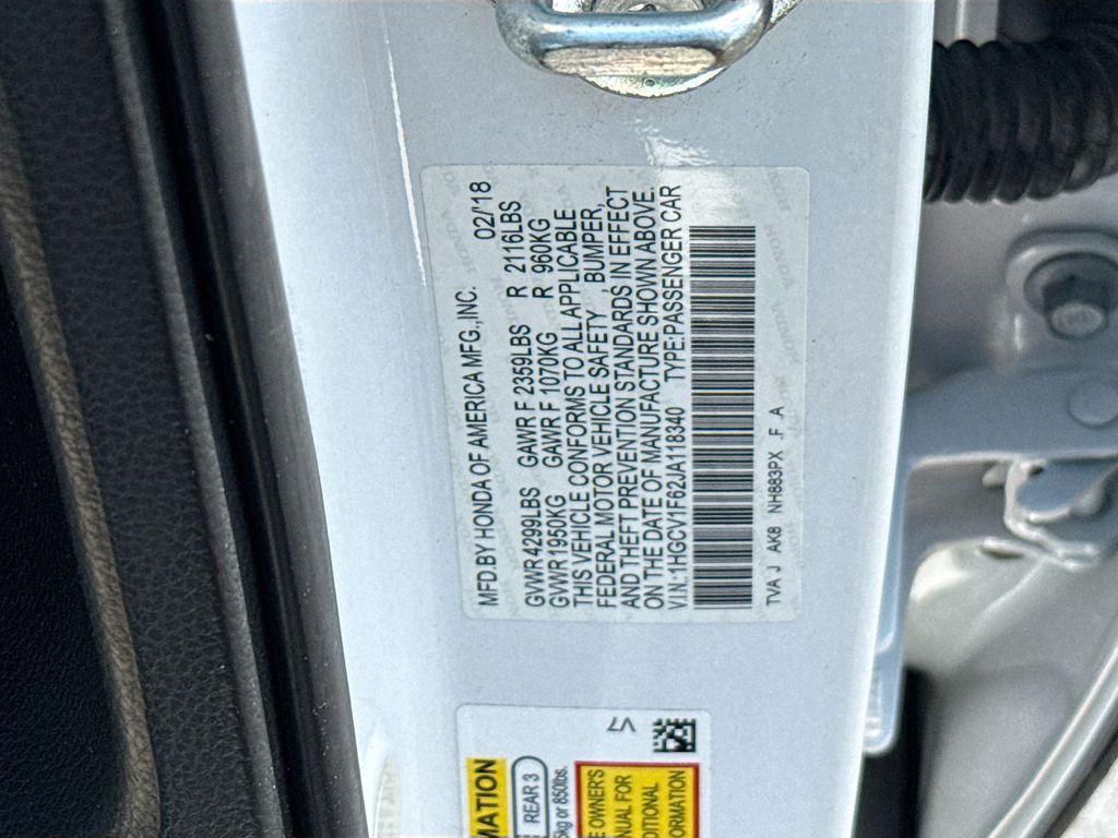 used 2018 Honda Accord car, priced at $15,492