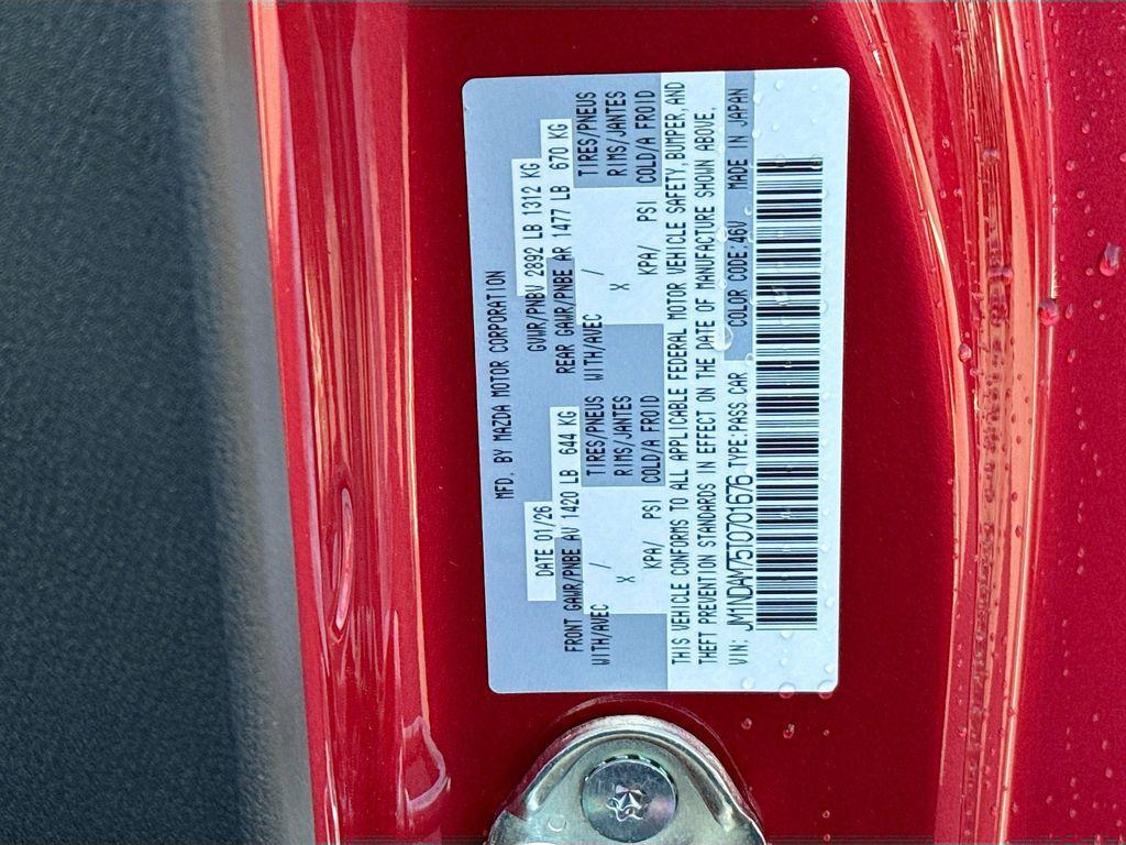 new 2026 Mazda MX-5 Miata RF car, priced at $40,804
