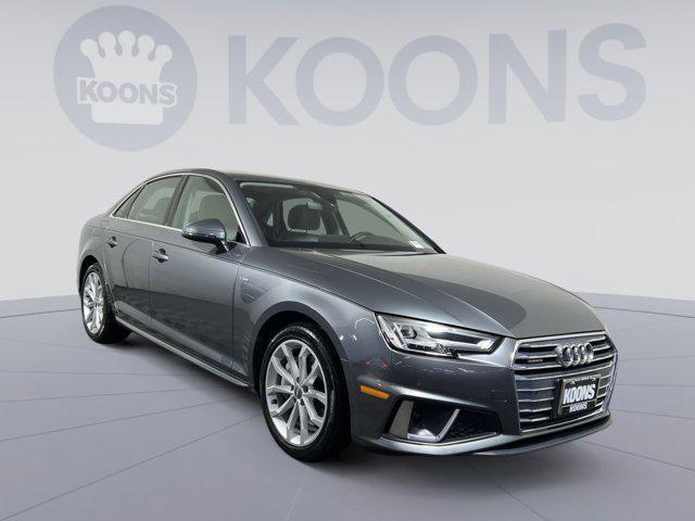 used 2019 Audi A4 car, priced at $19,500