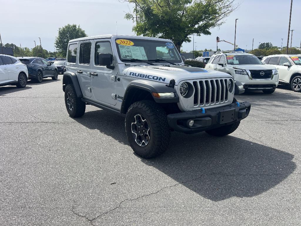 used 2022 Jeep Wrangler Unlimited 4xe car, priced at $33,675