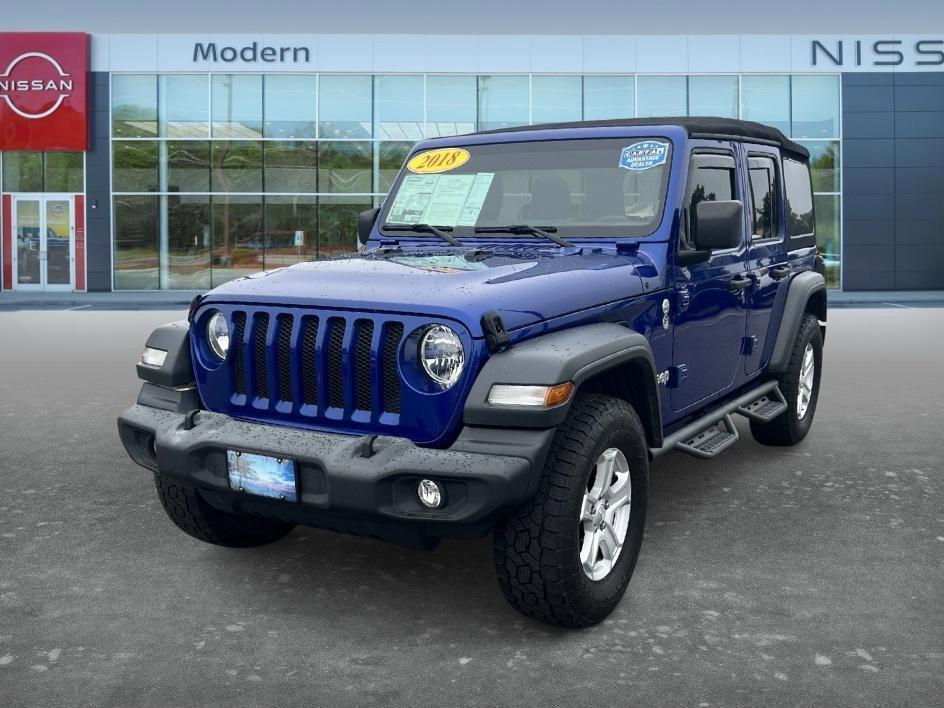 used 2018 Jeep Wrangler Unlimited car, priced at $22,774