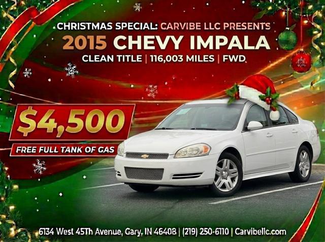 used 2015 Chevrolet Impala Limited car, priced at $4,500