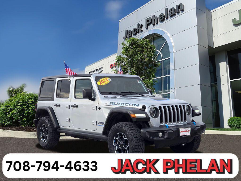 used 2023 Jeep Wrangler 4xe car, priced at $32,704