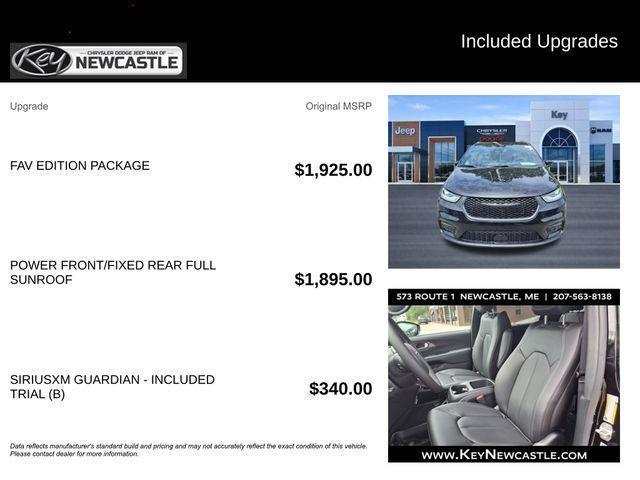 new 2025 Chrysler Pacifica car, priced at $45,265