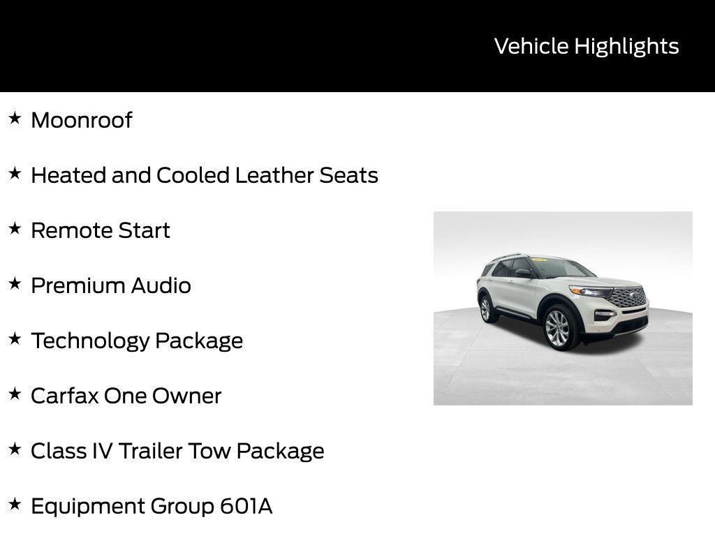 used 2022 Ford Explorer car, priced at $36,000