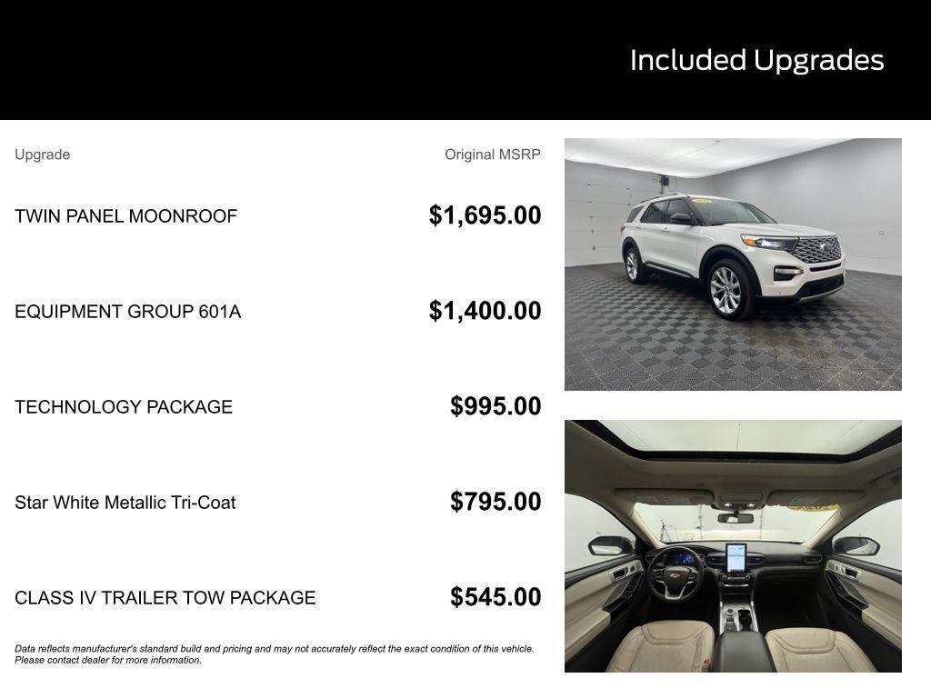 used 2022 Ford Explorer car, priced at $35,790