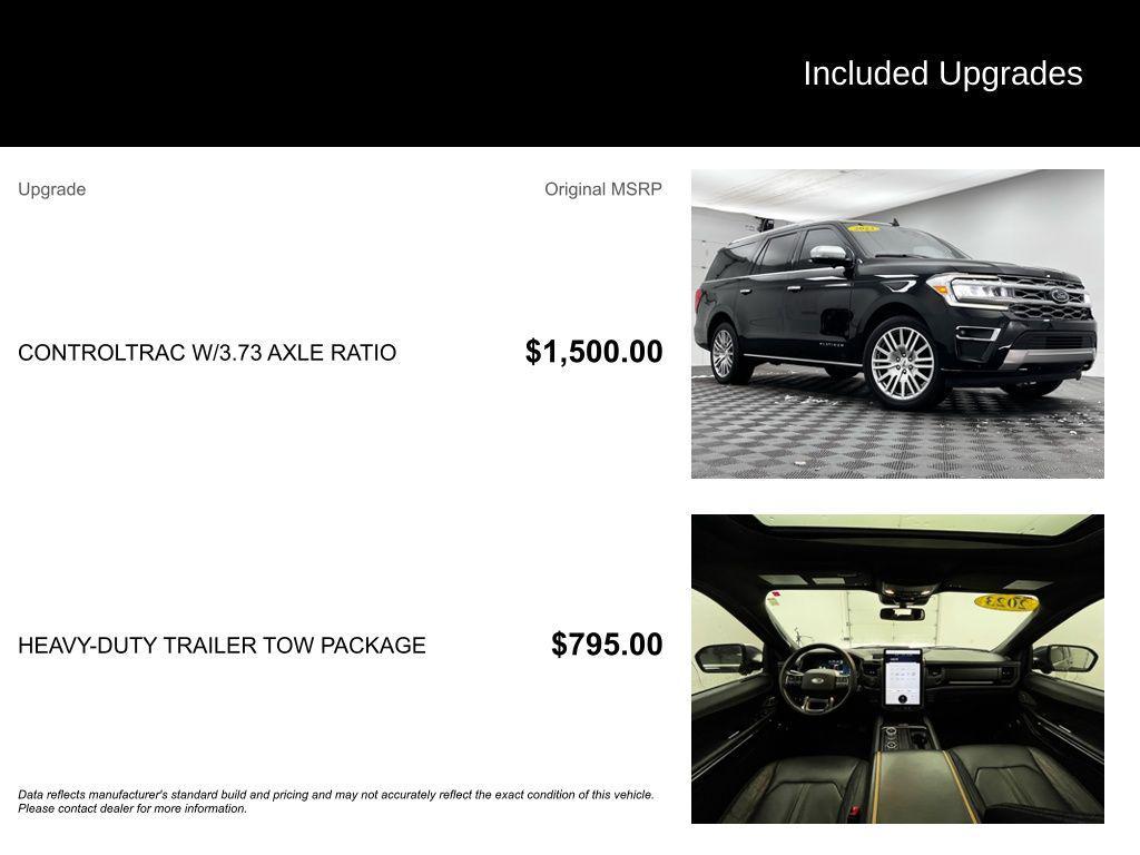 used 2023 Ford Expedition Max car, priced at $56,872