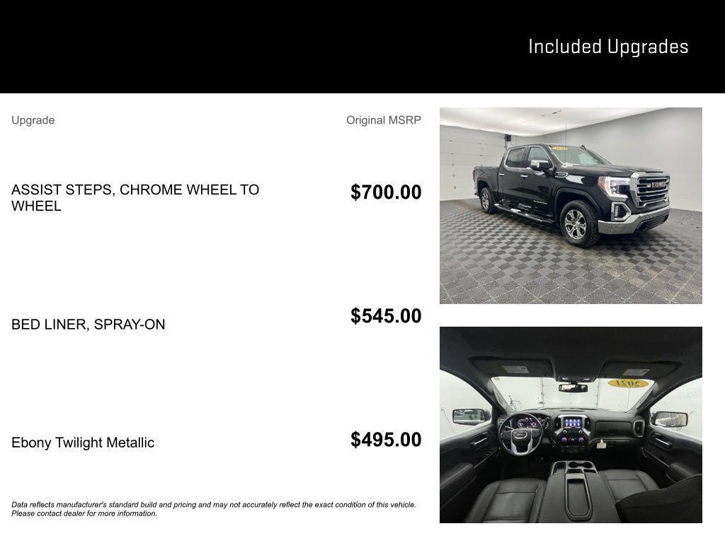 used 2021 GMC Sierra 1500 car, priced at $42,179