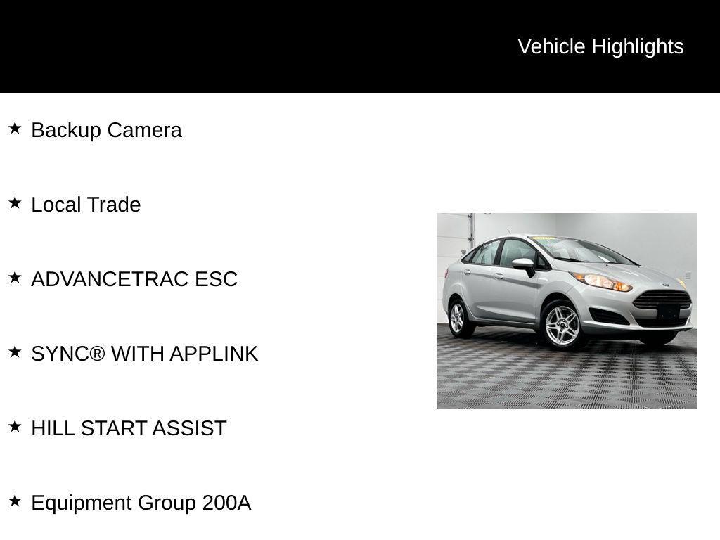 used 2019 Ford Fiesta car, priced at $12,499
