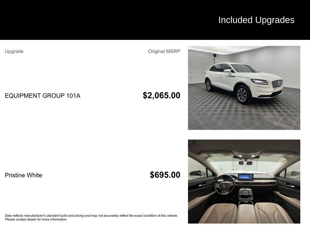 used 2021 Lincoln Nautilus car, priced at $22,599