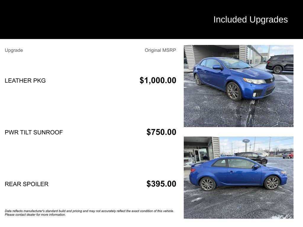 used 2013 Kia Forte Koup car, priced at $6,000