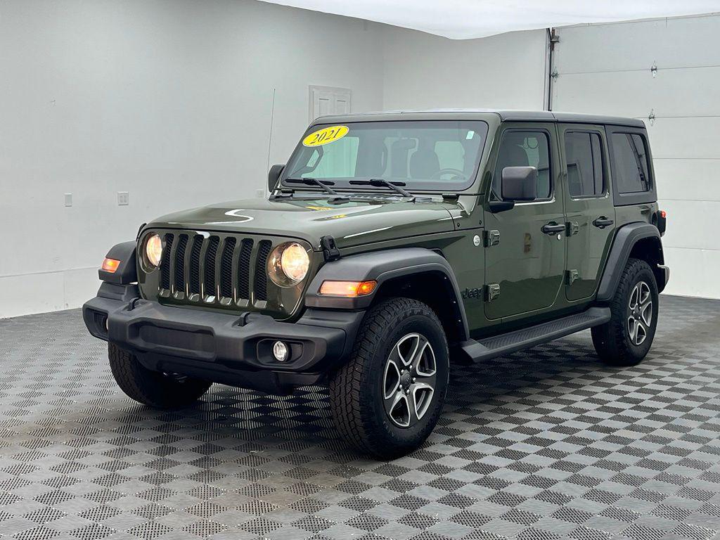 used 2021 Jeep Wrangler Unlimited car, priced at $24,728